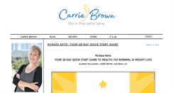 Desktop Screenshot of carriebrown.com