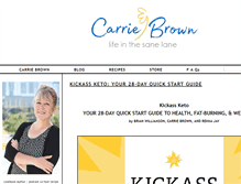 Tablet Screenshot of carriebrown.com